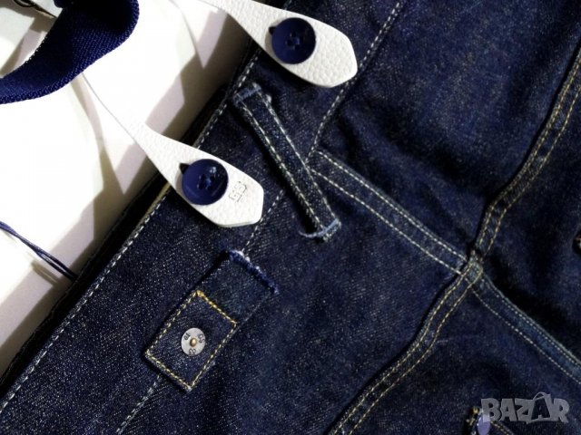 Намалени Нови G-Star ESSENTIALS Limited Edition Dean Soho Tapered Loose +Suspenders Дамски Дънки W27, снимка 17 - Дънки - 29619048