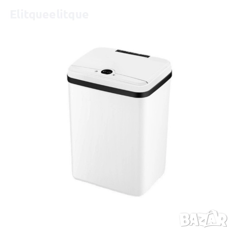 Кош за отпадъци със сензор за вдигане на капака, зарежда се с батерии, 15литра, снимка 3 - Друга електроника - 52234294