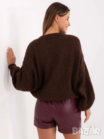 Дамски вълнен пуловер с голям размер, 3цвята , снимка 8 - Блузи с дълъг ръкав и пуловери - 51934548