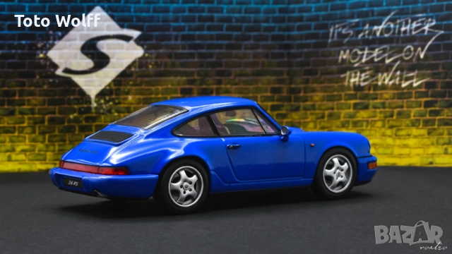 Porsche 911 Carrera RS (964) '1992 - Solido - 1/43, снимка 6 - Колекции - 52669395