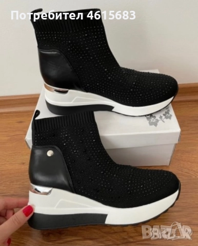 Нови дамски кецове тип чорап, снимка 4 - Дамски ежедневни обувки - 51966996