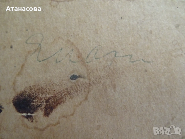 ЯНАКИ КРИЛОВ картина Градски пейзаж 1990 г, снимка 9 - Картини - 54181567