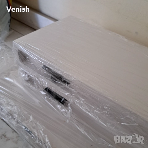 Рафтове MDF бял гланц, снимка 5 - Етажерки - 52422228