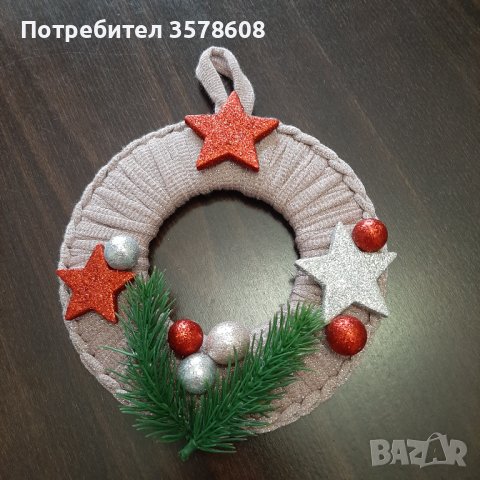 Коледен венец, снимка 4 - Декорация за дома - 38990730