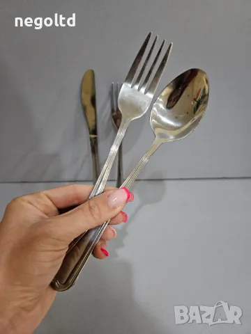 Нови качествени ПРИБОРИ ЗА ХРАНЕНЕ Неръждаема стомана 18/0, снимка 4 - Прибори за хранене, готвене и сервиране - 50208271