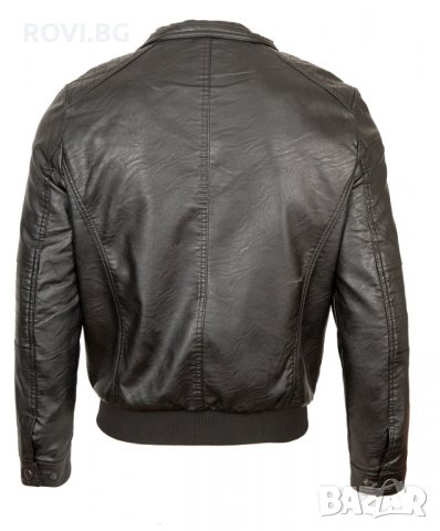 Мъжко кожено яке -3245, снимка 3 - Якета - 30000385