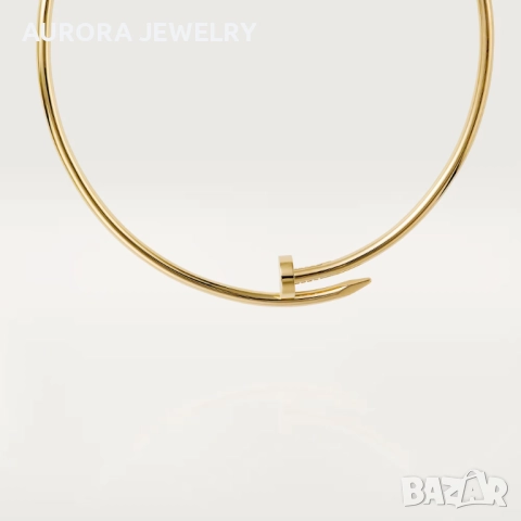 CARTIER Nail Juste un Clou Classic Silver Diamonds Колие Пирон, снимка 8 - Колиета, медальони, синджири - 52833113