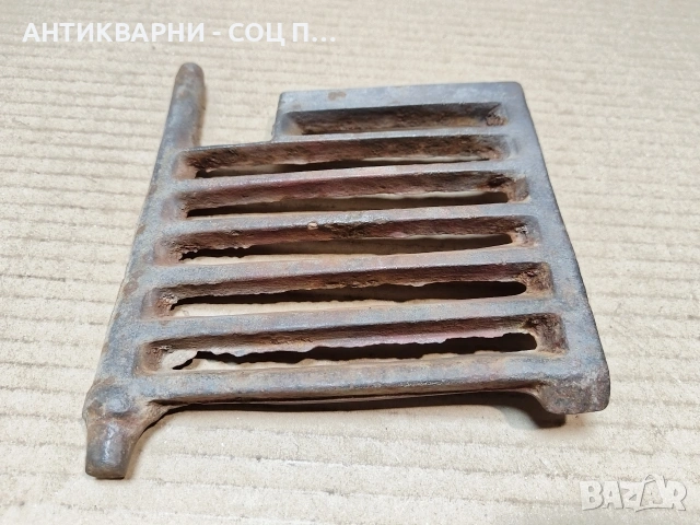Стара Чугунена Скара За Стара Печка. / НОМЕР 1770. , снимка 5 - Антикварни и старинни предмети - 54001907