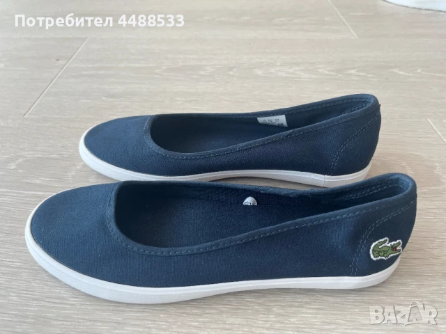 Дамски балетки, размер 37.5. Lacoste, снимка 2 - Пантофи - 50593219