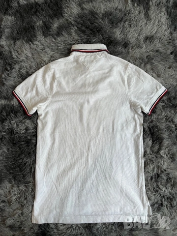 Поло Tommy Hilfiger бял S, снимка 3 - Ризи - 54257902