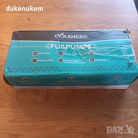 Мощна крачна помпа с двоен цилиндър и манометър до 10 bar – универсална помпа, снимка 11 - Аксесоари за велосипеди - 53382215