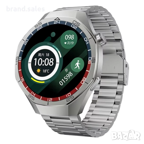 SK40 Smart Watch – Смарт часовник с 1,53″ дисплей, пулсомер в сребристо, снимка 8 - Смарт часовници - 51882005