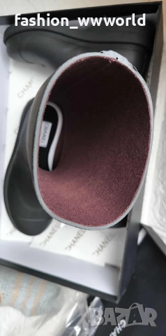 Гумени ботуши Chanel реплика 38, снимка 7 - Дамски ботуши - 52106952