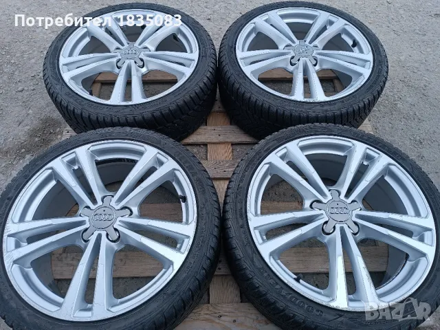 Лети джанти 18ки 5х112 Audi + зимни гуми 225/40/18 GoodYear, снимка 3 - Гуми и джанти - 49512220