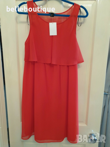Страхотна червена лятна рокля за бременни H & M