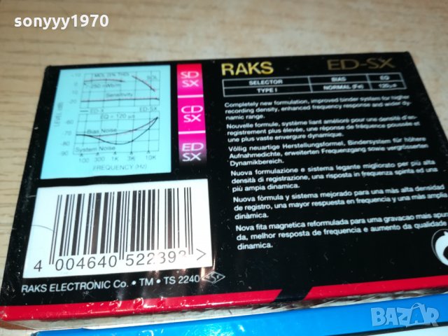 TDK/SONY/RAKS ED-X/RAKS ED-SX 2010211917, снимка 14 - Аудио касети - 34529524