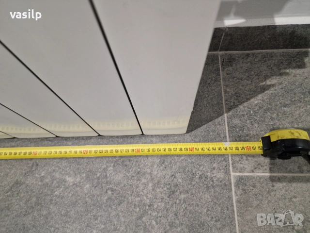 Алуминиев радиатор 17 секции / глидера, 140см х 43см с терморегулатор, снимка 2 - Радиатори - 53141914