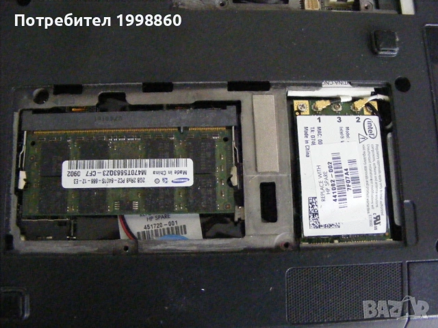 Работещ лаптоп за части HP Compaq 2510p, снимка 14 - Части за лаптопи - 54350887