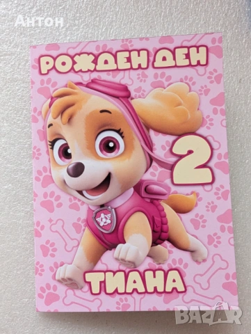 Персонализирана книжка за оцветяване Скай Пес патрул