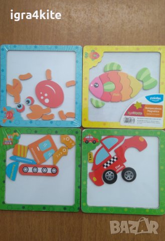 8в1 комплект от магнитни мини дъски с магнити на животни и превозни средства , снимка 6 - Образователни игри - 37442302