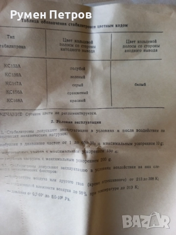 Стабилитрон тип КС147А, СССР., снимка 5 - Ремонт на друга електроника - 52068771