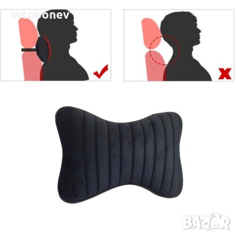 Възглавнички за врат плюш/еко кожа к-т/2 бр./-01-, снимка 2 - Аксесоари и консумативи - 42838302