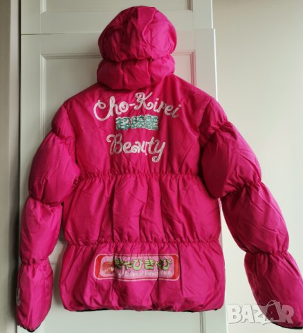 Детско пухено яке BENETTON оригинал,size XL/12г./160см., много топло, като ново, 100% пух, снимка 2 - Детски якета и елеци - 35189354