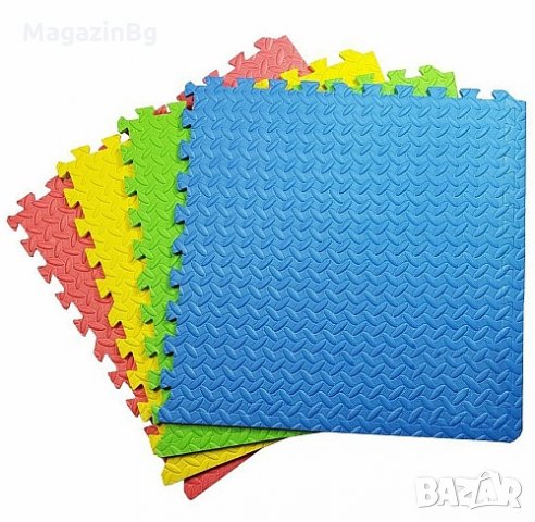 Настилка ЕVA, 61х61х1.5 см, 4 броя в комплект, снимка 3 - Фен артикули - 30519551