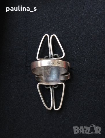 Стар турски пръстен ръчна изработка проба 925 Житен клас , снимка 2 - Пръстени - 30033915