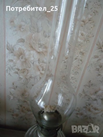 Голяма газена лампа, снимка 4 - Антикварни и старинни предмети - 40541252