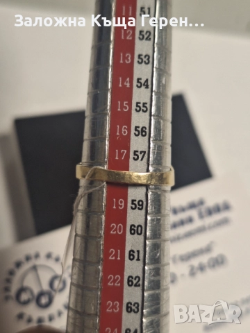 Дамски златен пръстен - 2,04 гр., снимка 4 - Пръстени - 51960160