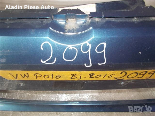 Предна броня VW Polo година 2013-2016 със сензори и шайби код 6C0807221 , снимка 7 - Аксесоари и консумативи - 50637711