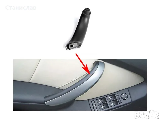 Вътрешна дръжка за BMW X5 E53 – 51418265077, снимка 2 - Аксесоари и консумативи - 56396464