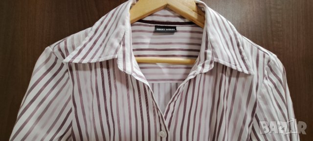 GERRY WEBER Дамска вталена риза-размер S/M, снимка 2 - Ризи - 42553473