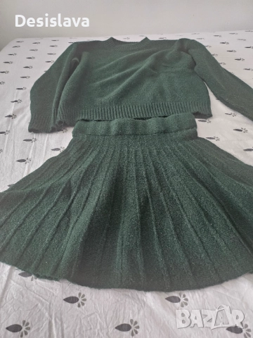 Сет плетиво наситено зелено , снимка 3 - Комплекти - 52918435