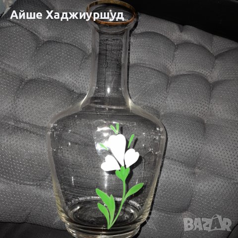 Стъклена ваза , снимка 1 - Вази - 42866253