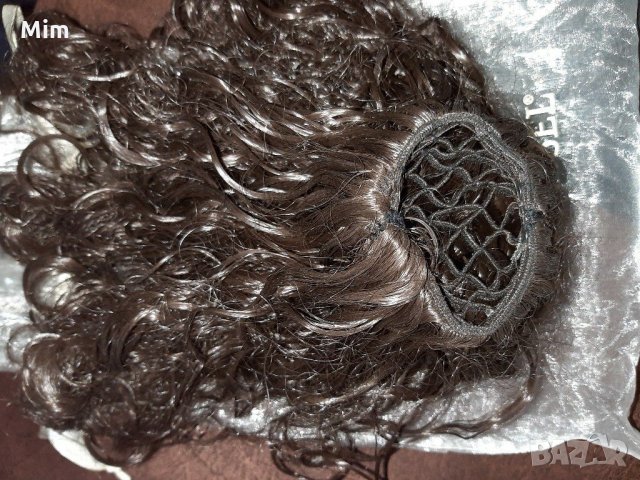 Опашка екстейшан / перука /тъмно кафяво до черна на масури , снимка 4 - Аксесоари за коса - 31790146