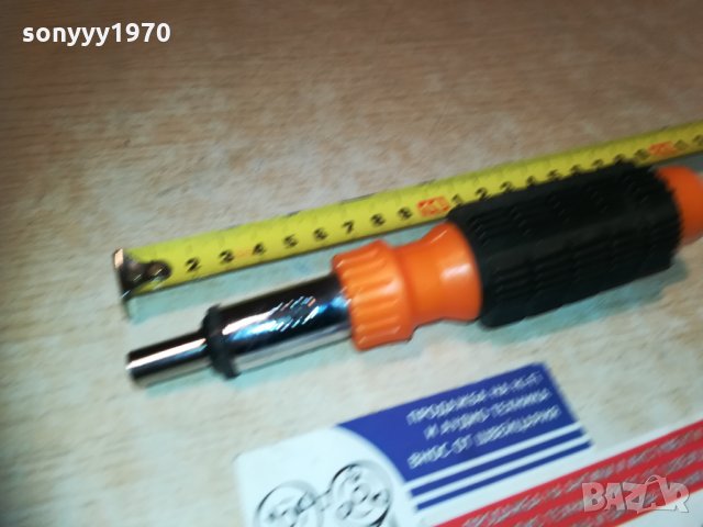 отвертка с тресчотка за битове 2710201057, снимка 5 - Отвертки - 30571418