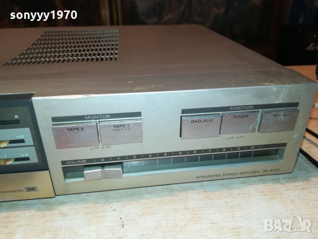SONY TA-AX22 SILVER-AMPLIFIER-JAPAN 1801221724, снимка 11 - Ресийвъри, усилватели, смесителни пултове - 35479987
