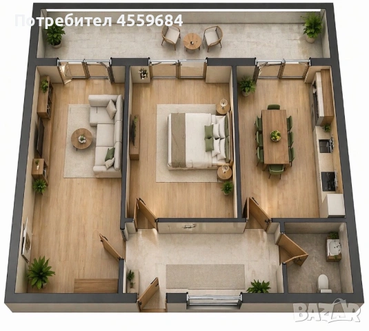 !!! ТОП ЛОКАЦИЯ !!! 102кв. Тухлен ЮЖЕН, снимка 2 - Апартаменти - 54320469