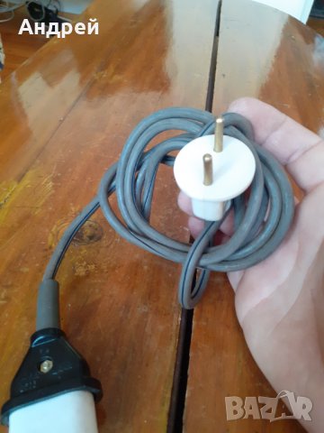 Стар захранващ кабел,Съединителен шнур #4, снимка 3 - Антикварни и старинни предмети - 31571999