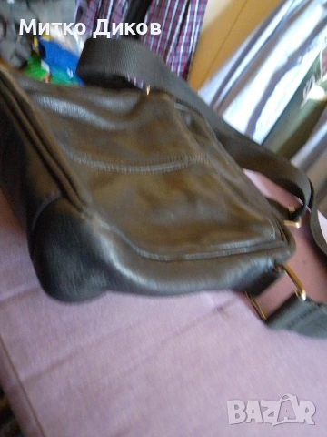 Чанта естествена кожа маркова на Silver Flame 24х22х7 см като нова, снимка 13 - Чанти - 53878851