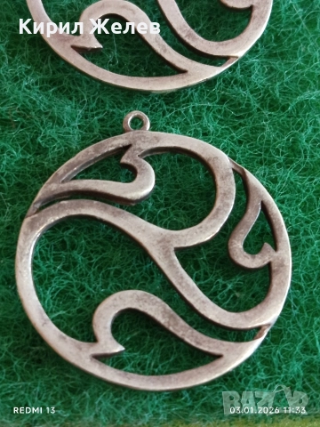 Прекрасни сребърни медальони бутиково Арт бижу на Сезгин 52405, снимка 4 - Колиета, медальони, синджири - 52961737