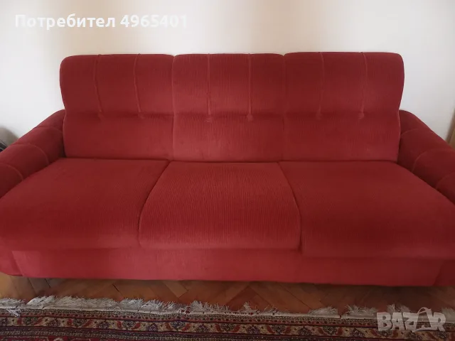 Триместен диван, снимка 2 - Дивани и мека мебел - 56329088