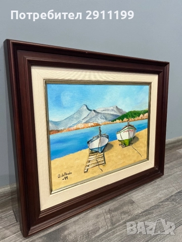 Картина с маслени бои, комплект от две, снимка 7 - Картини - 51778072