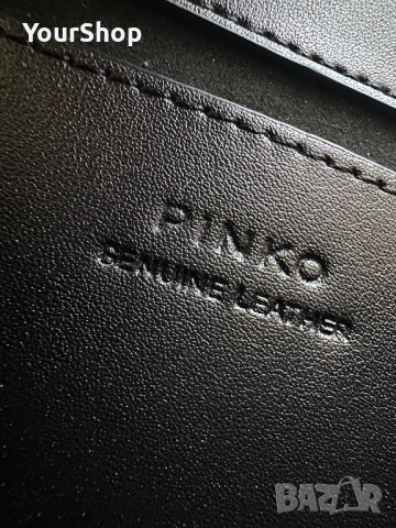 Чисто нова Чанта и колан Pinko Love Mini Icon в черен цвят, снимка 9 - Чанти - 54048571