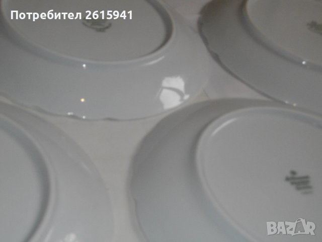 Seltmann Weden Bavaria Porcelan W.Cermany Dxx-ф145-ф195мм-8 бр.Чинии Антикварни, снимка 18 - Чинии - 39874614