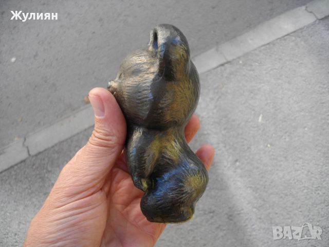 МЕТАЛНА ФИГУРА СТАТУЕТКА ОЛИМПИЙСКО МЕЧЕ МИША МОСКВА 80 СССР , снимка 4 - Антикварни и старинни предмети - 51432956
