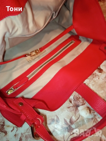 CRISTHELEN B. Оригинал Нова Кожена Дамска Чанта , снимка 14 - Чанти - 52418728