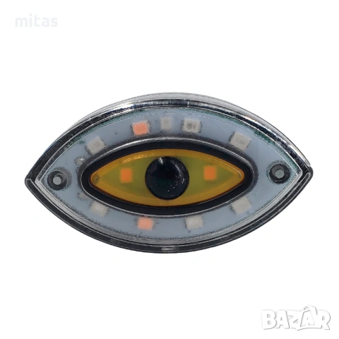 Задна LED стоп светлина за велосипед QIXUN EYE, USB, 30Lum, 7 режима, снимка 3 - Аксесоари за велосипеди - 52037648